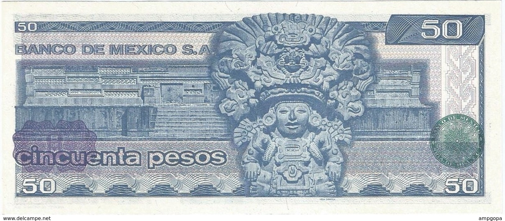 México 50 Pesos 27-1-1981 Pick 73 HT UNC - Mexique