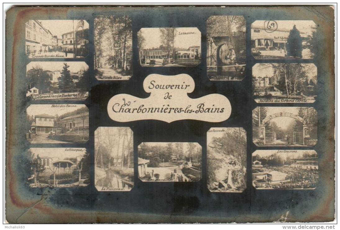 5THA 644 CPA - CHARBONNIERES LES BAINS - SOUVENIR - Charbonniere Les Bains