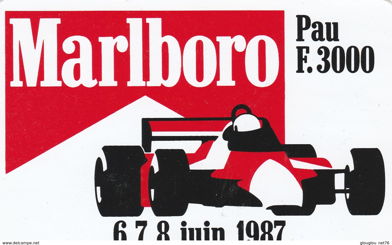 AUTOCOLLANT...MARLBOROO   PAU F.3000   1987 - Aufkleber