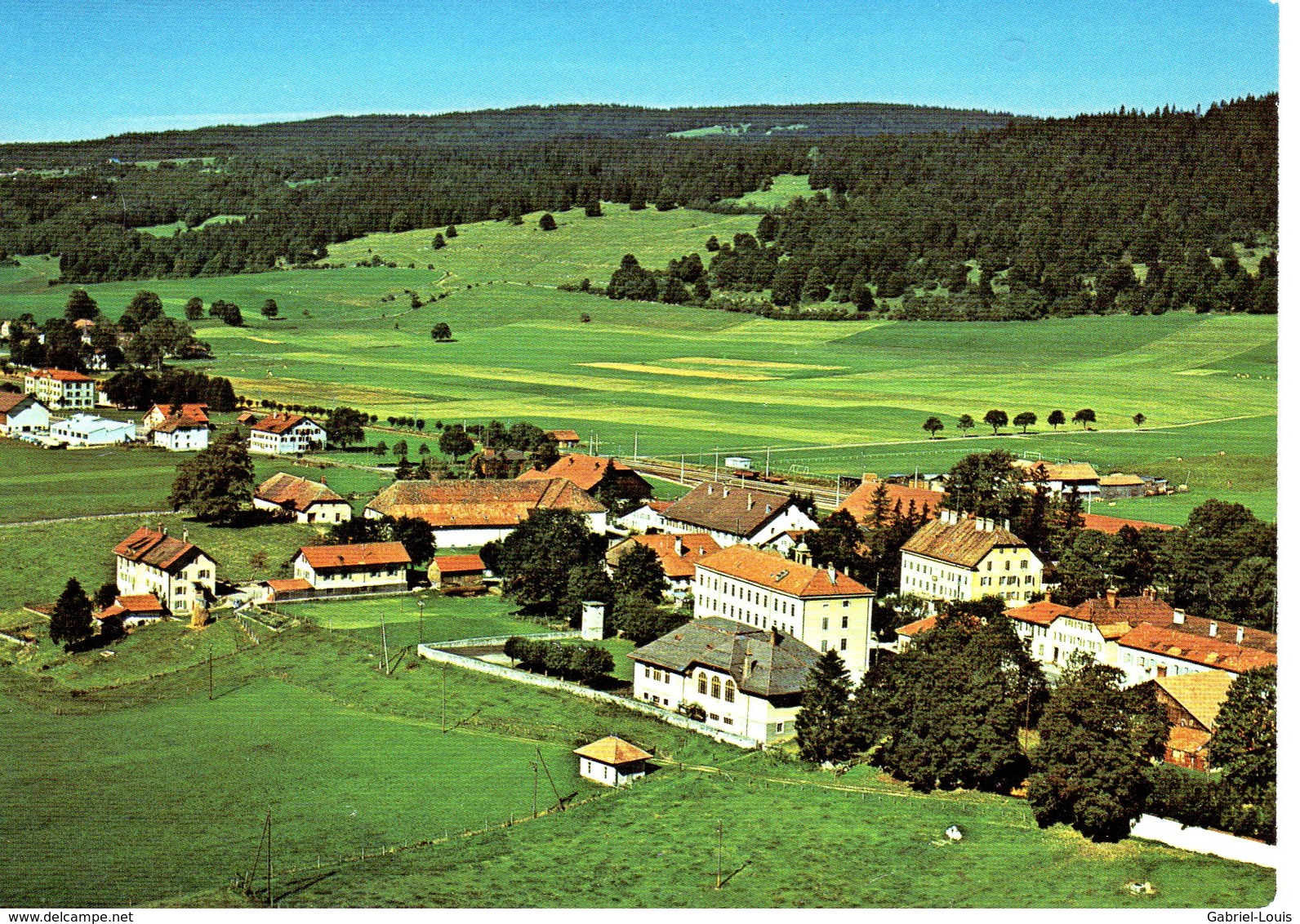 Les Verrières - Frontière Franco-suisse  (Carte Grand Format) - Les Verrières