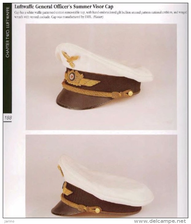 German Headgear in World War II auf CD,Volume 1 Army Luftwaffe Kriegsmarine,Photographic Study of Hats,Helmets,305Seiten