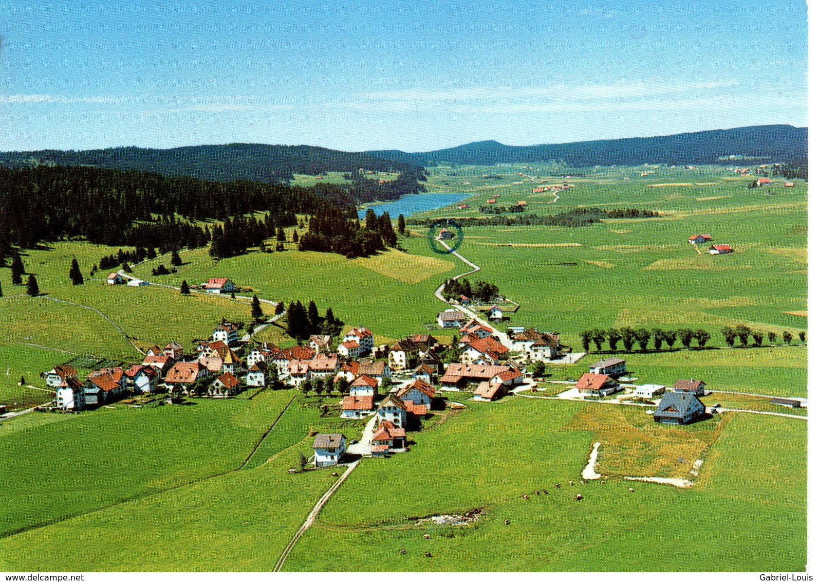 La Brévine Et Le Lac Des Taillères  (Carte Grand Format) - La Brévine