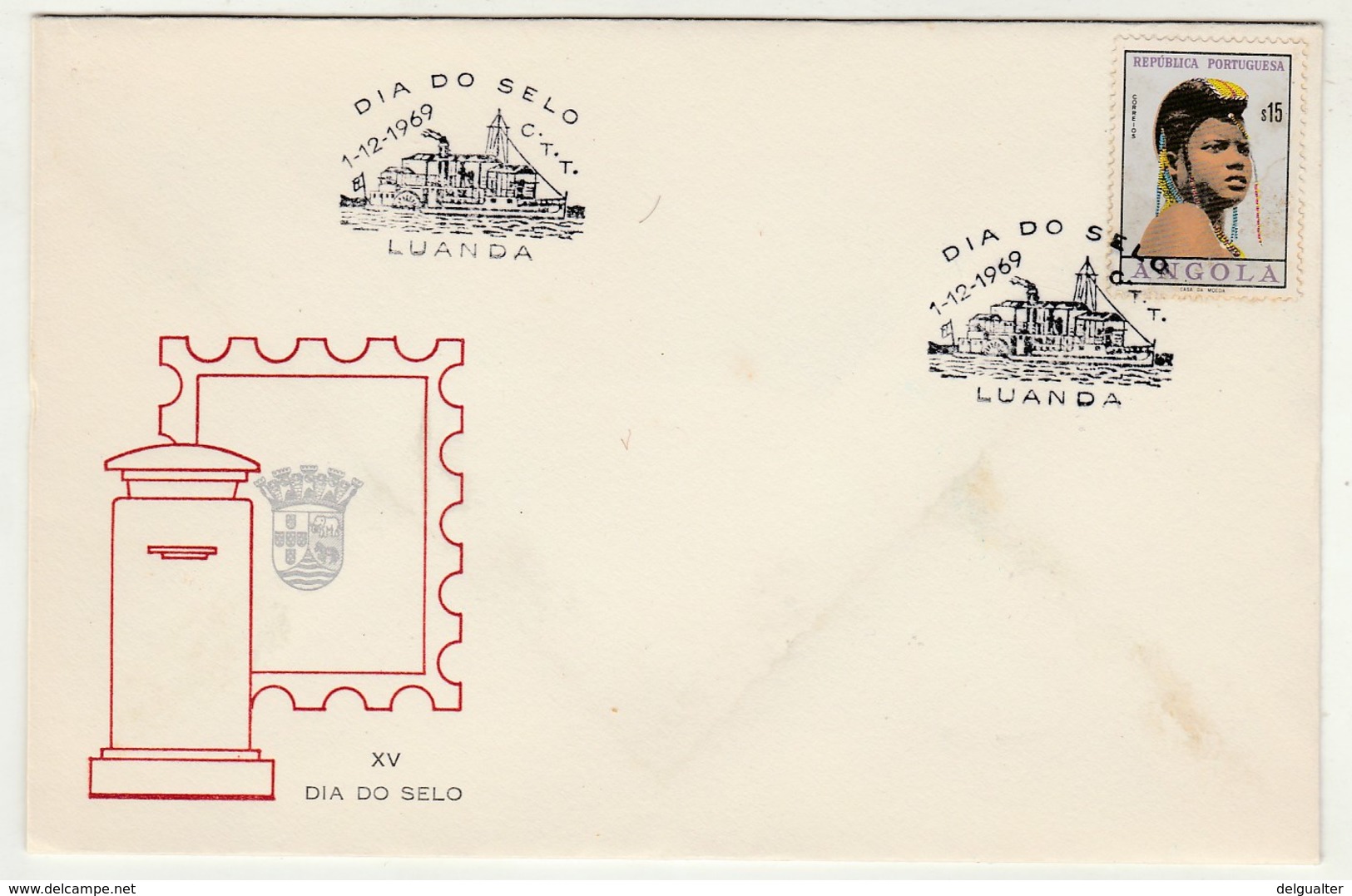 Commemorative Cover * Angola * 1969 * Luanda * XV Dia Do Selo - Angola