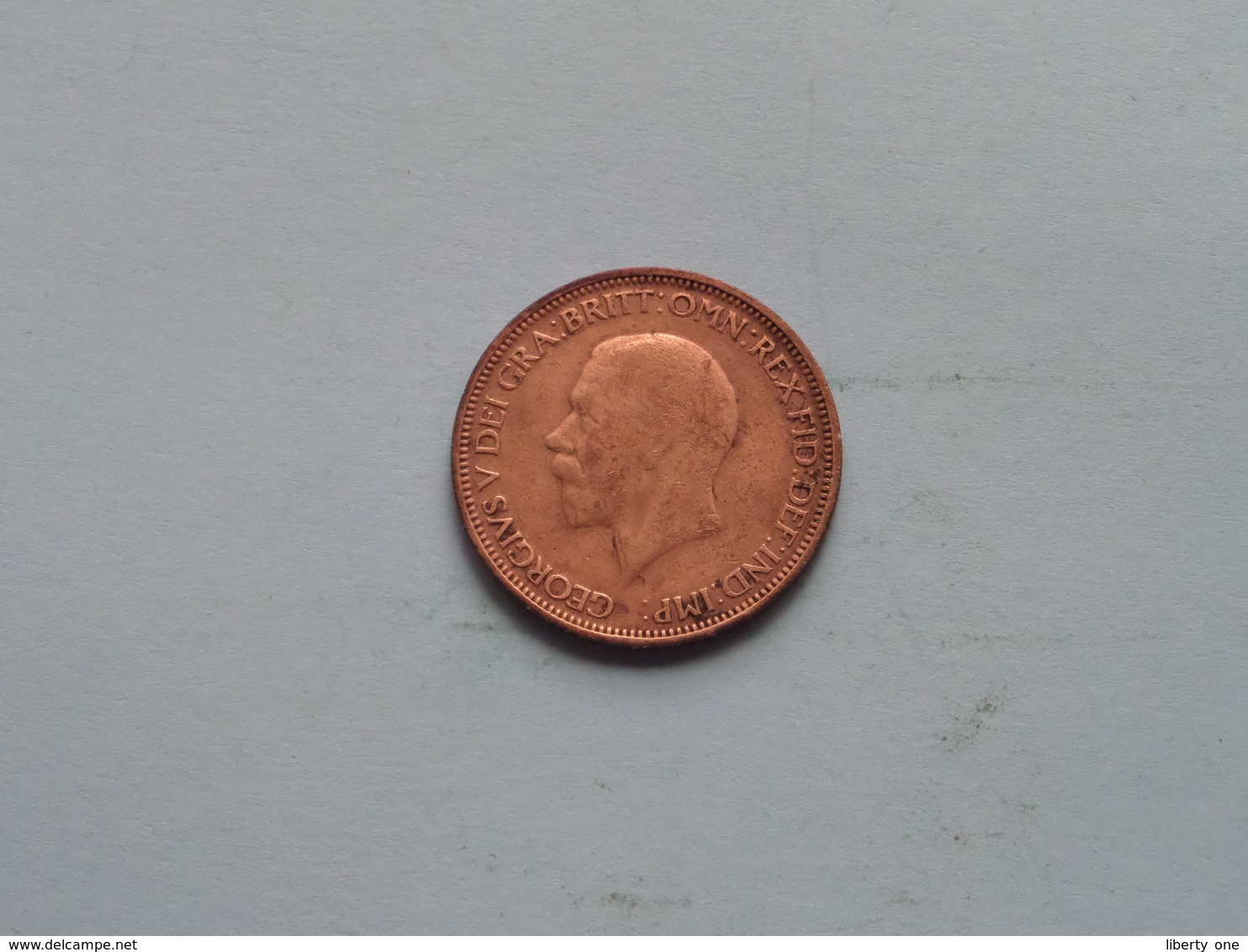 1933 - 1/2 Penny / KM 837 ( For Grade, Please See Photo ) ! - C. 1/2 Penny