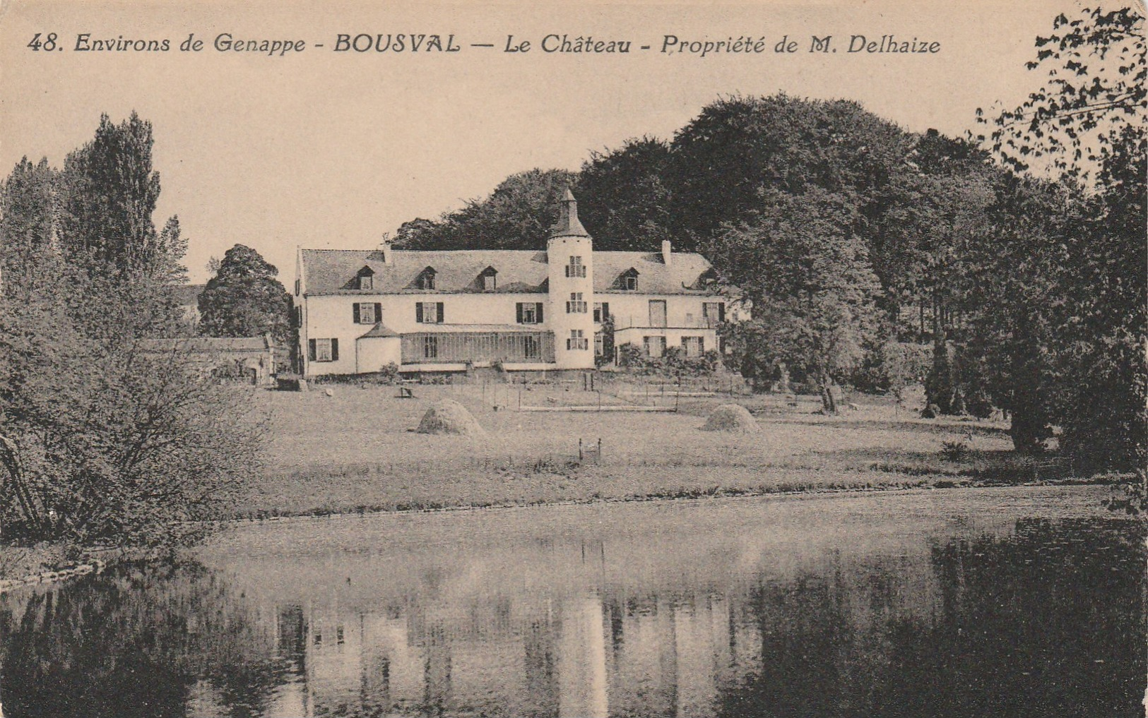 Environs De Genappe ,  Bousval ; Chateau ,propriété De M. Delhaize, N° 48 - Genappe