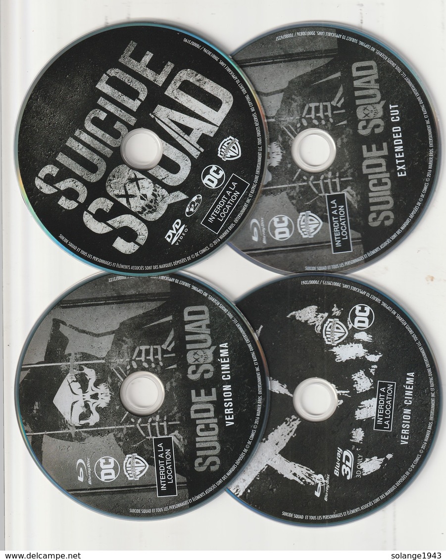 DVD Blu Ray + 3D  Coffret  Métat 4  Dvd  SUICIDE SQUAD   Etat: TTB Port 200 Gr - Fantasy