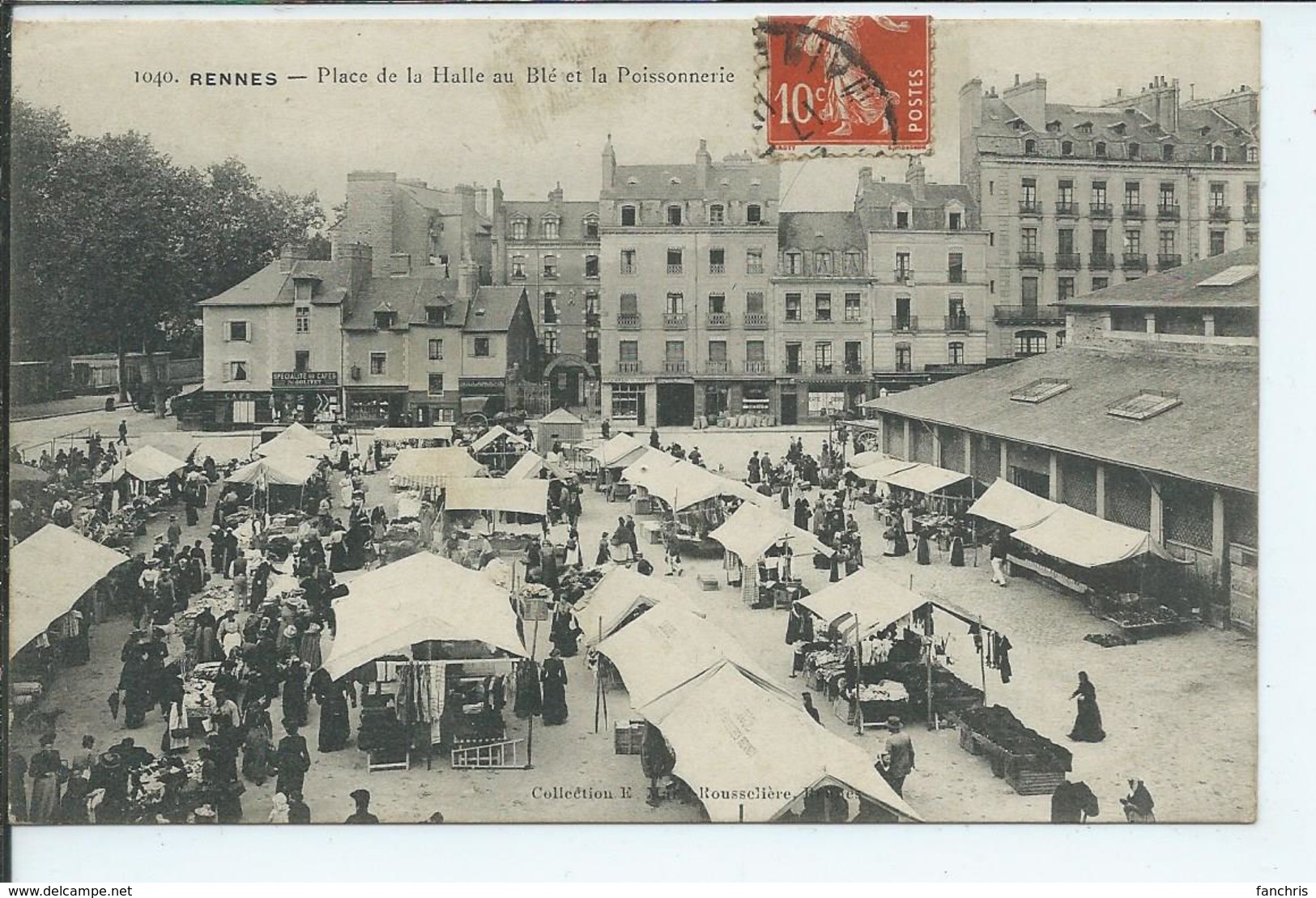 Rennes-Place De La Halle Au Blé Et La Poissonnerie - Rennes