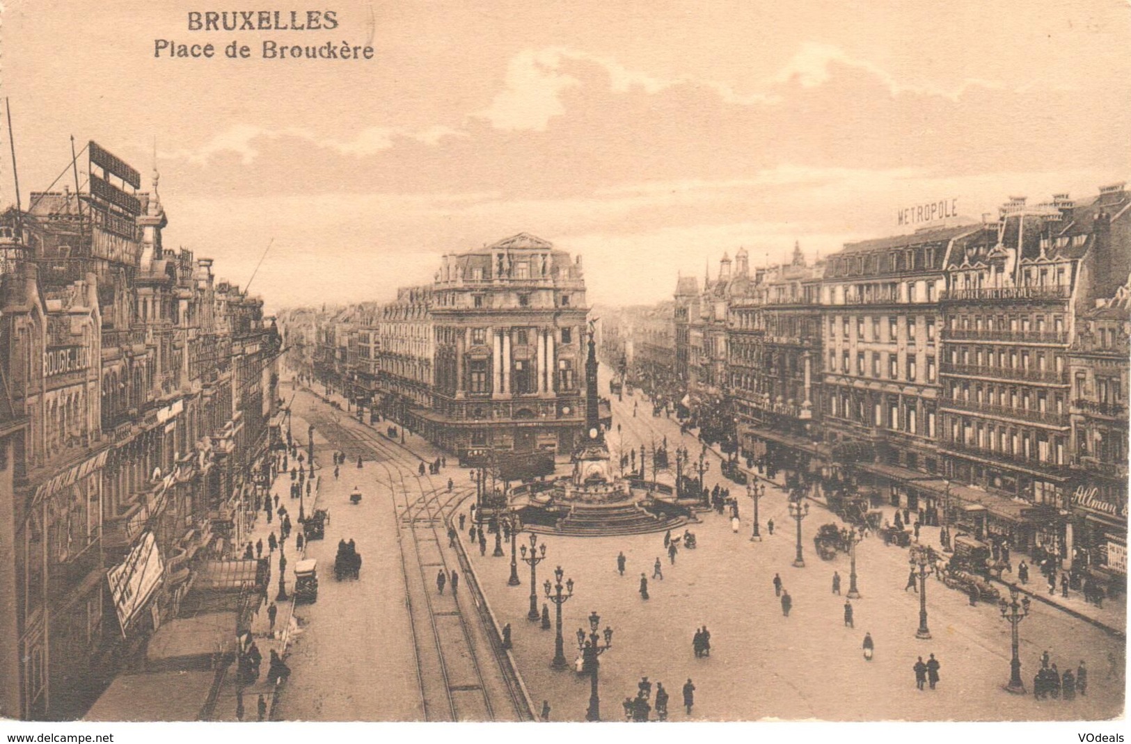 Bruxelles - CPA - Brussel - Place De Brouckère - Piazze