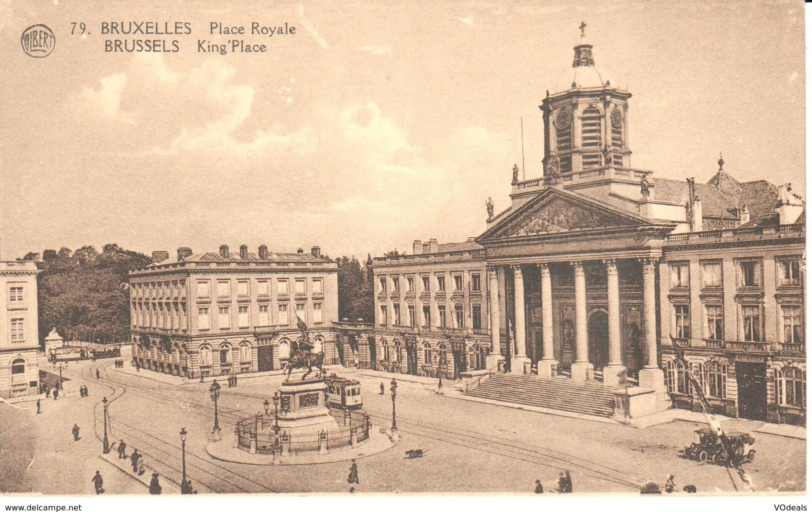 Bruxelles - CPA - Brussel - Place Royale - Places, Squares