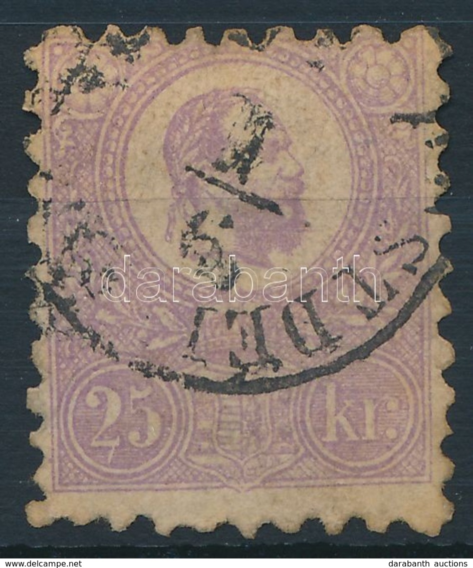 O 1871 K?nyomat 25kr (45.000) (gyenge Sarokfog, Patina ) - Other & Unclassified
