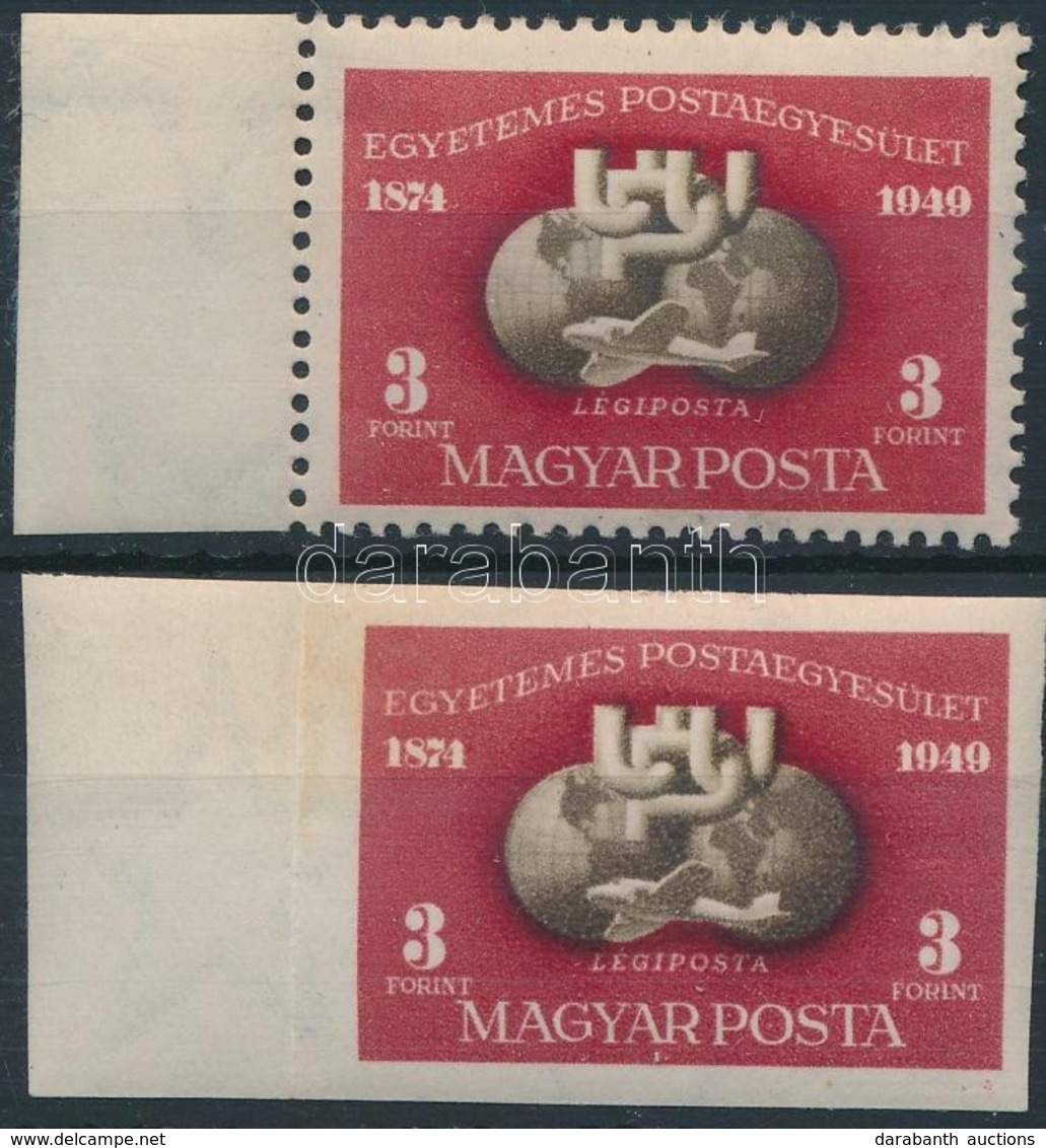 ** 1950 UPU Blokkból Kitépett és Kivágott Bélyeg (20.000) - Other & Unclassified