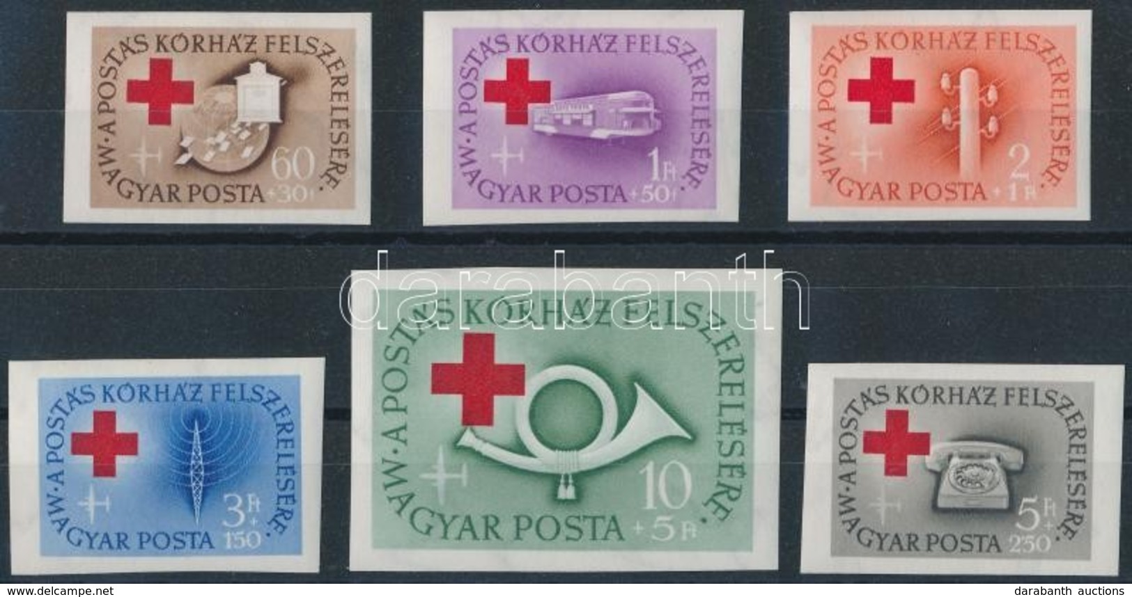 ** 1957 Postakórház Vágott Sor (16.000) - Sonstige & Ohne Zuordnung