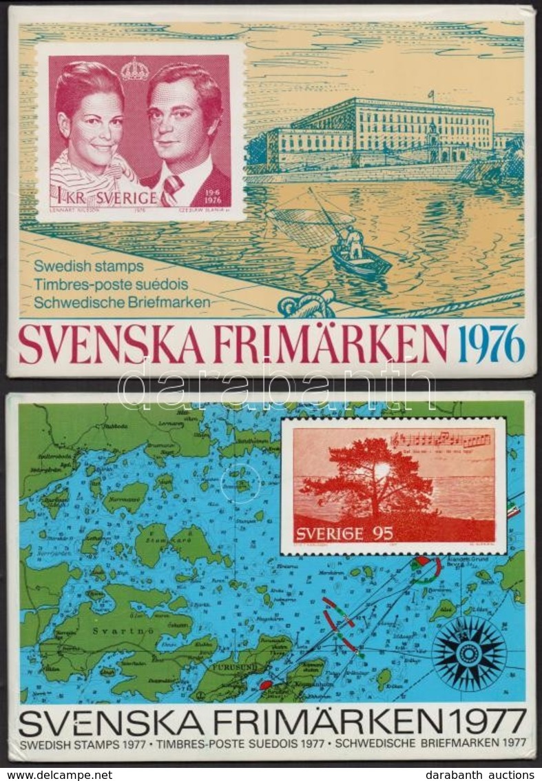 ** Svédország 1974-1979 6 Teljes évfolyam - Sonstige & Ohne Zuordnung