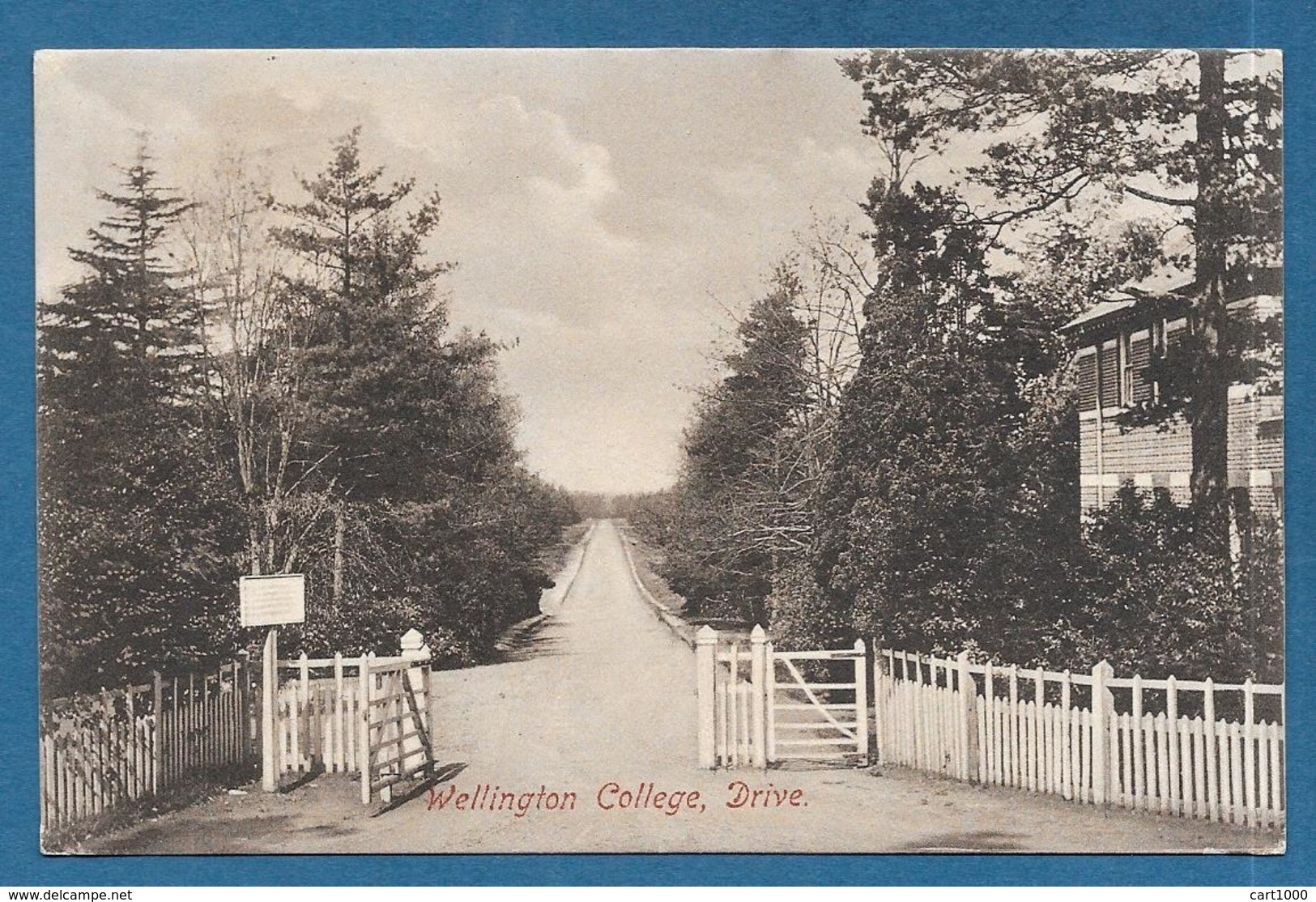 WELLINGTON COLLEGE DRIVE CROWTHORNE 1914 - Altri & Non Classificati