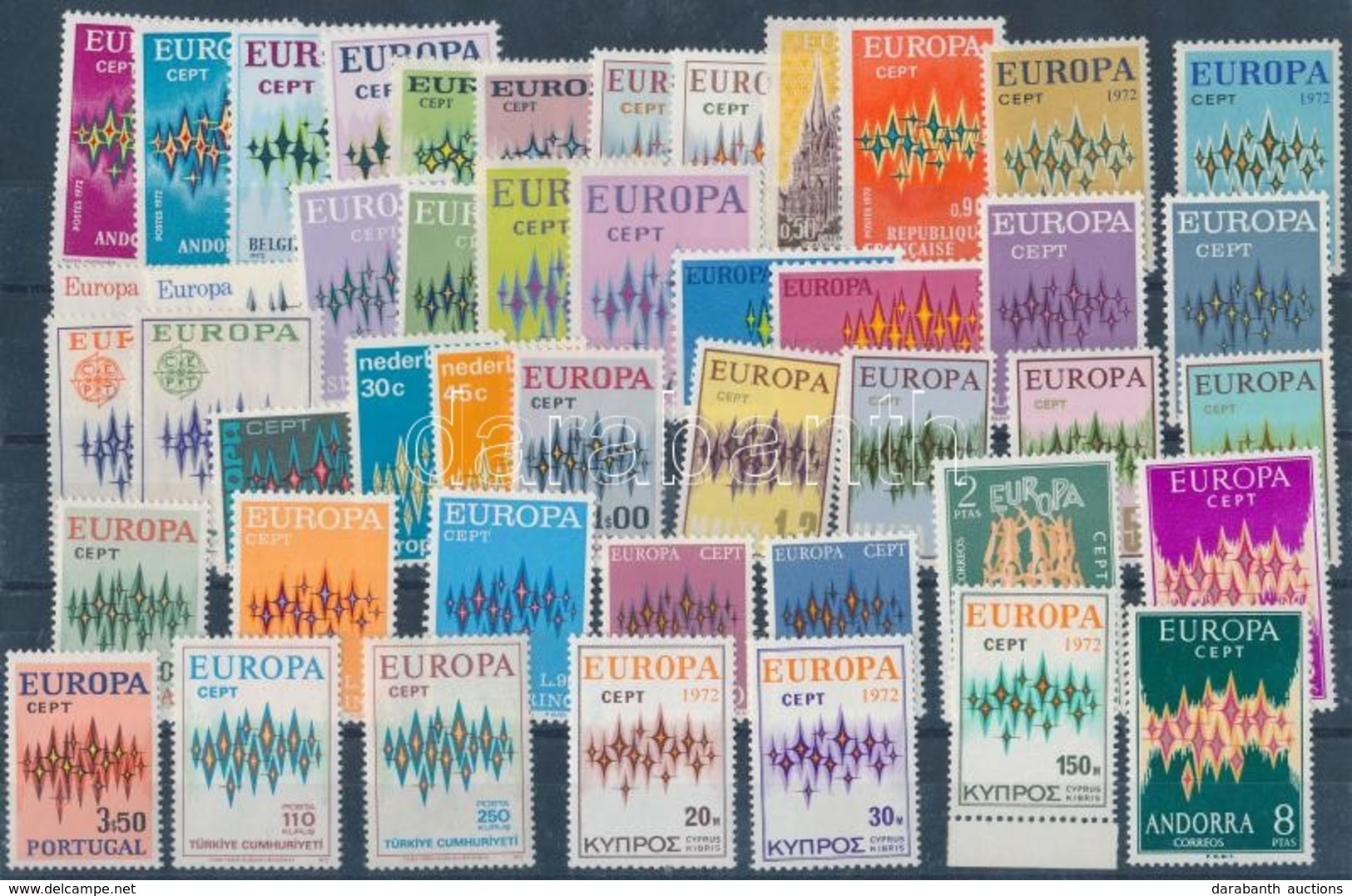 ** 1972 Europa CEPT Teljes évfolyam - Sonstige & Ohne Zuordnung