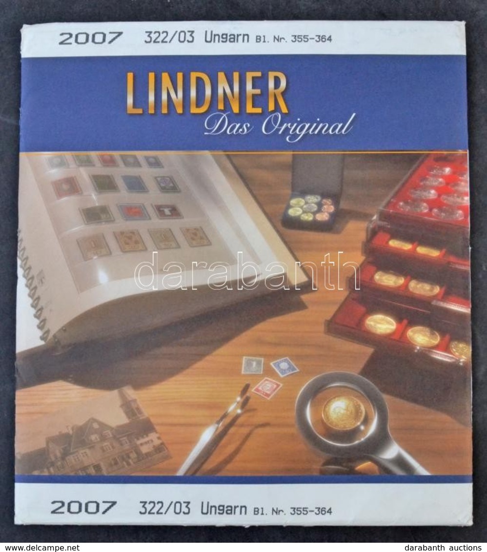 Lindner Magyarország 2007 Albumpótlás 355-364 - Sonstige & Ohne Zuordnung