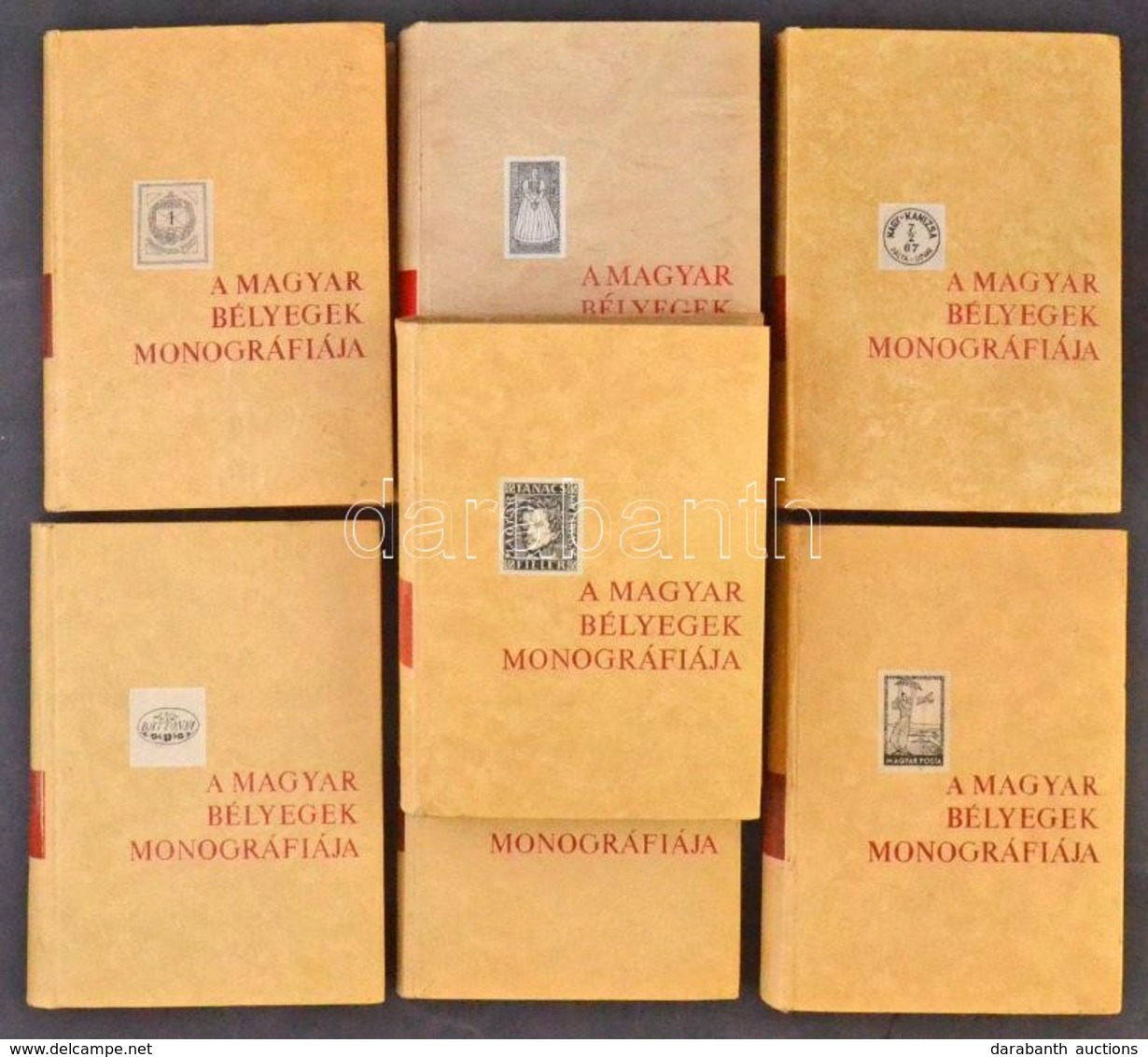 Magyar Bélyegek Monográfiája I-VII Kötetek, / Monography Of Hungarian Stamps Parts I-VII - Other & Unclassified