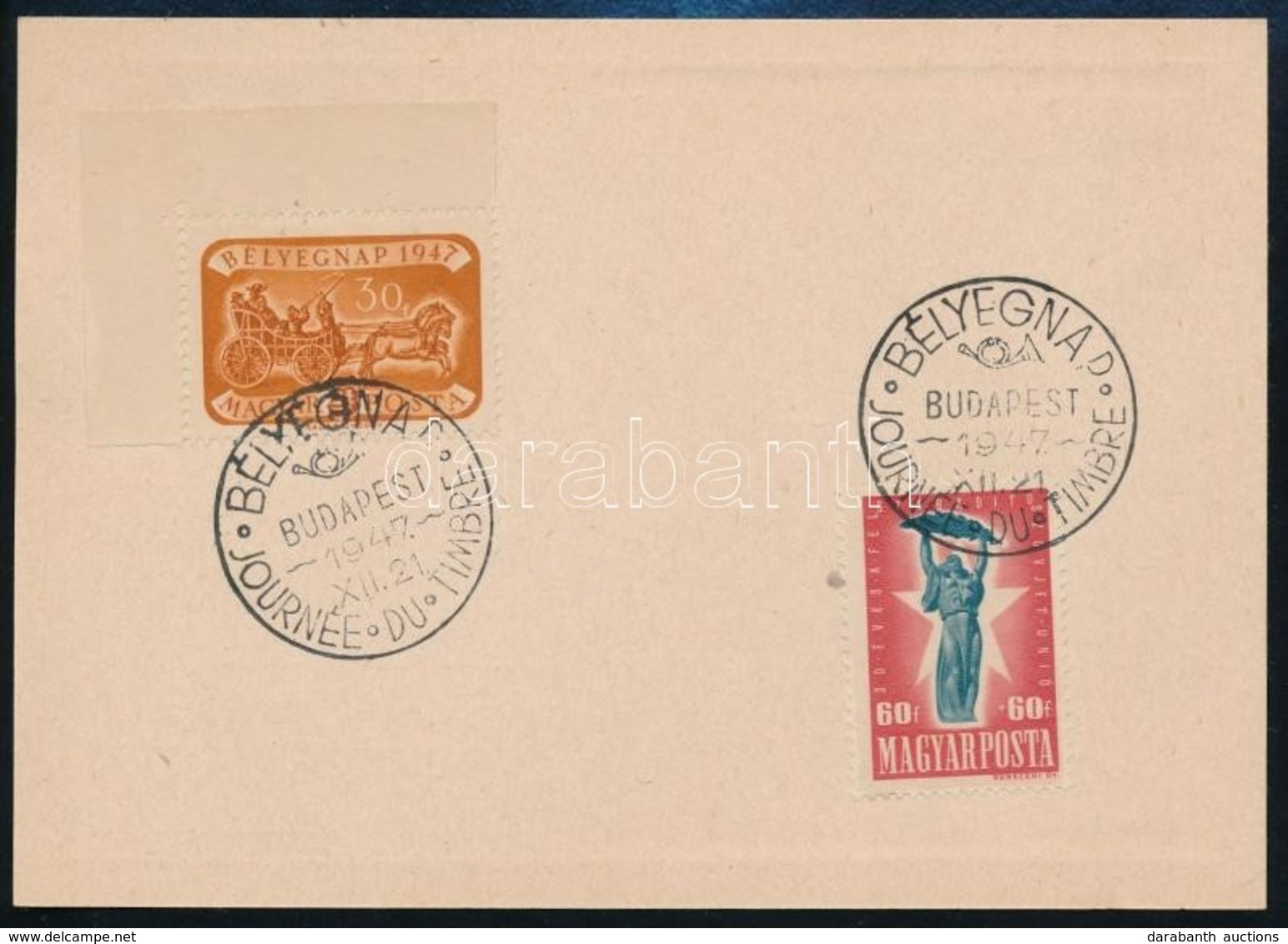 1947 Bélyegnap FDC - Sonstige & Ohne Zuordnung