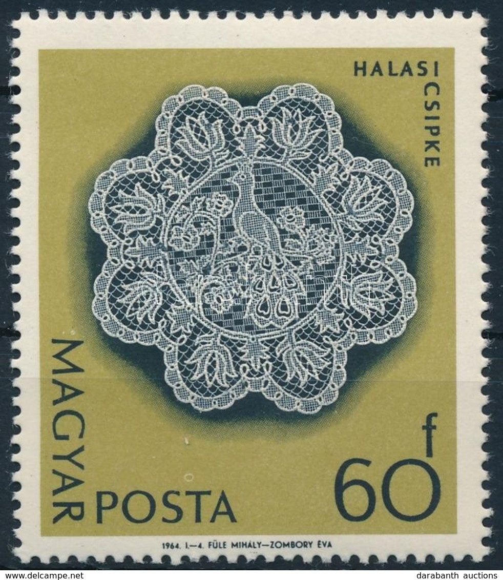 ** 1964 Halasi Csipke 60f, Poloska A POSTA Felett - Autres & Non Classés