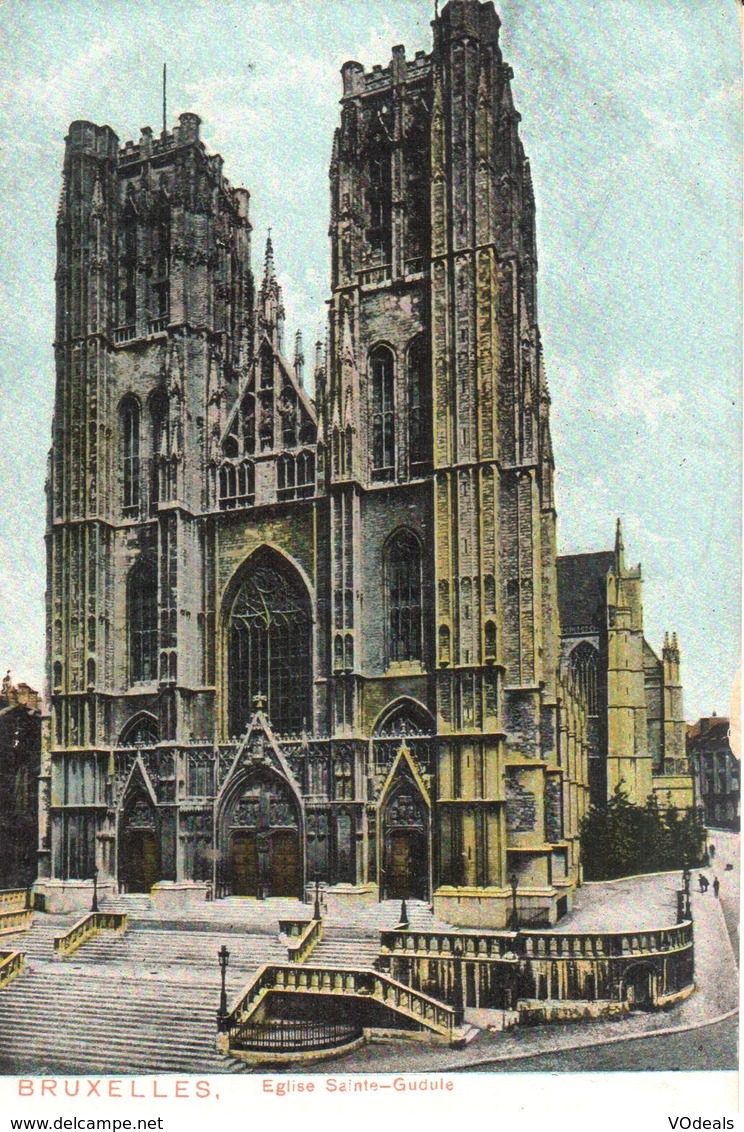 Bruxelles - CPA - Brussel - Eglise Sainte-Gudule - Monumenti, Edifici