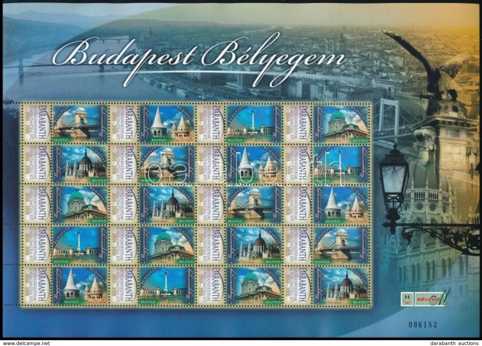 ** 2007 Budapest Bélyegem 2009-ben Megszemélyesített Teljes ív (13.500) - Sonstige & Ohne Zuordnung