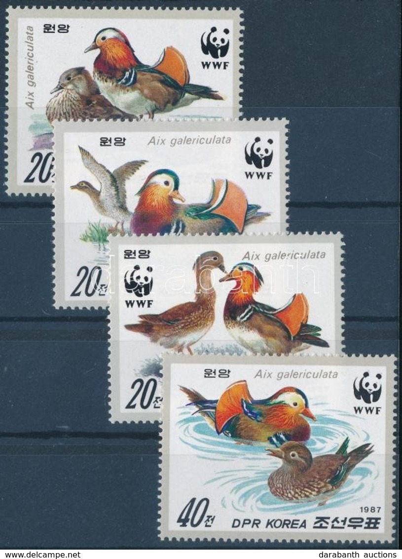 ** 1987 WWF: Mandarinréce Sor Mi 2865-2868 - Autres & Non Classés