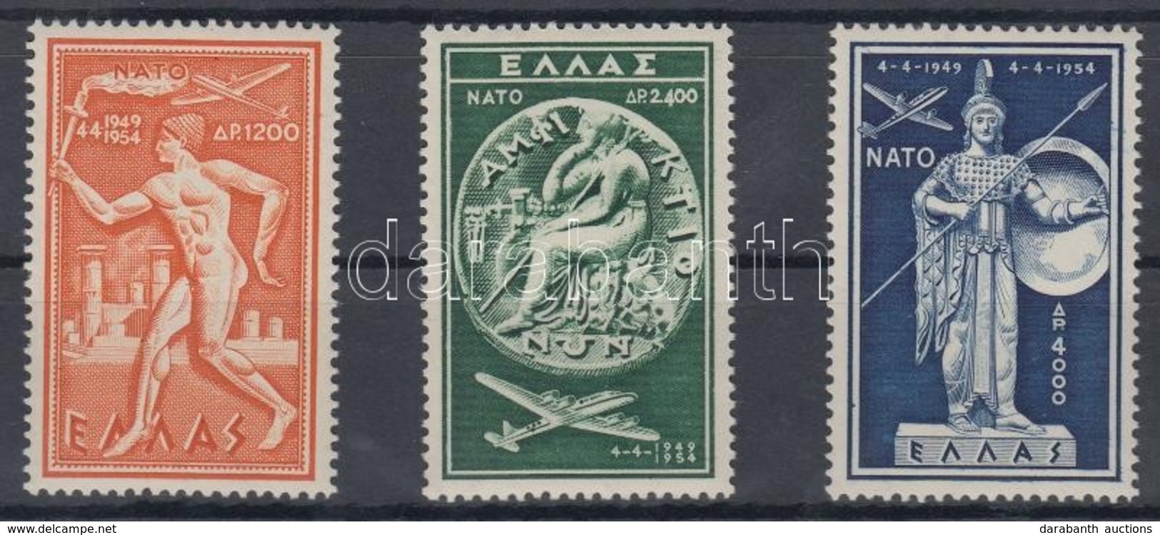 ** 1954 5 éves A NATO Sor Mi 615-617 - Autres & Non Classés