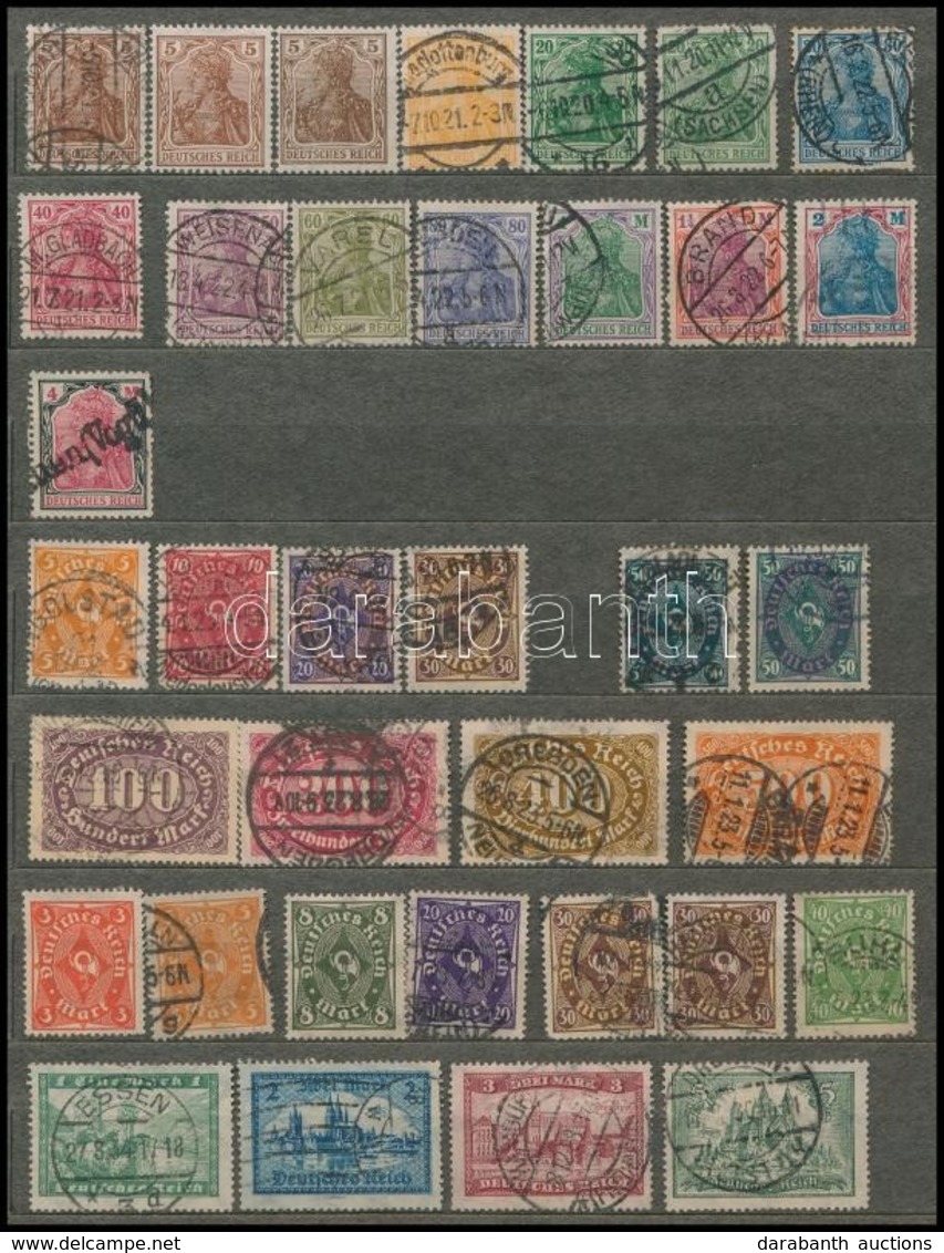 O 1920-1927 36 Db Bélyeg, Közte Sorok Variációkkal (Mi EUR 170,-) - Sonstige & Ohne Zuordnung