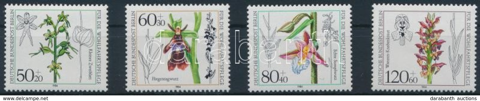 ** 1984 Orchideák Sor Mi 724-727 - Sonstige & Ohne Zuordnung