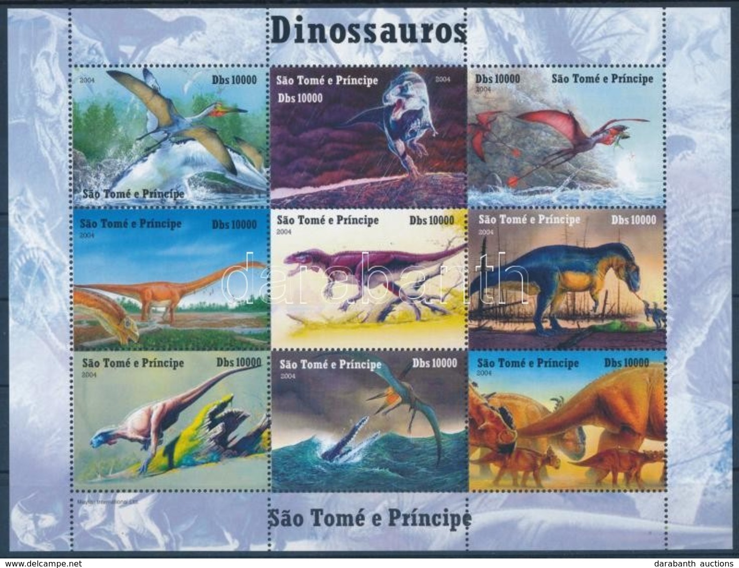 ** Sao Tomé és Principé 2004 ?sállatok: Dinoszauruszok - Sonstige & Ohne Zuordnung