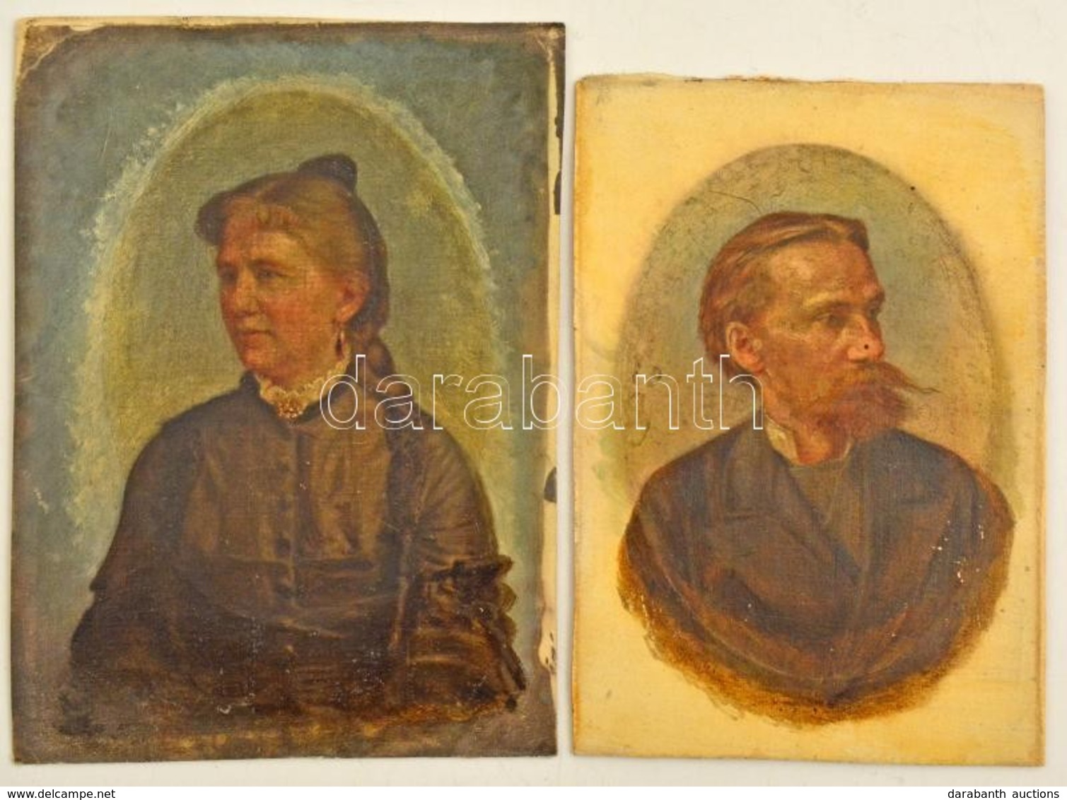 1894 Barabás Miklós (1810-1898): Thiering Gizella és Férje Lukse-Fábry Béla (1844-1915) M?szaki F?tanácsos Portréja. Ola - Sonstige & Ohne Zuordnung