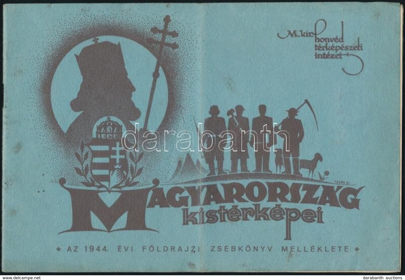 1944 Magyarország 'kistérképei', Kiadja A M.Kir. Honvéd Térképészeti Intézet, 16p - Sonstige & Ohne Zuordnung