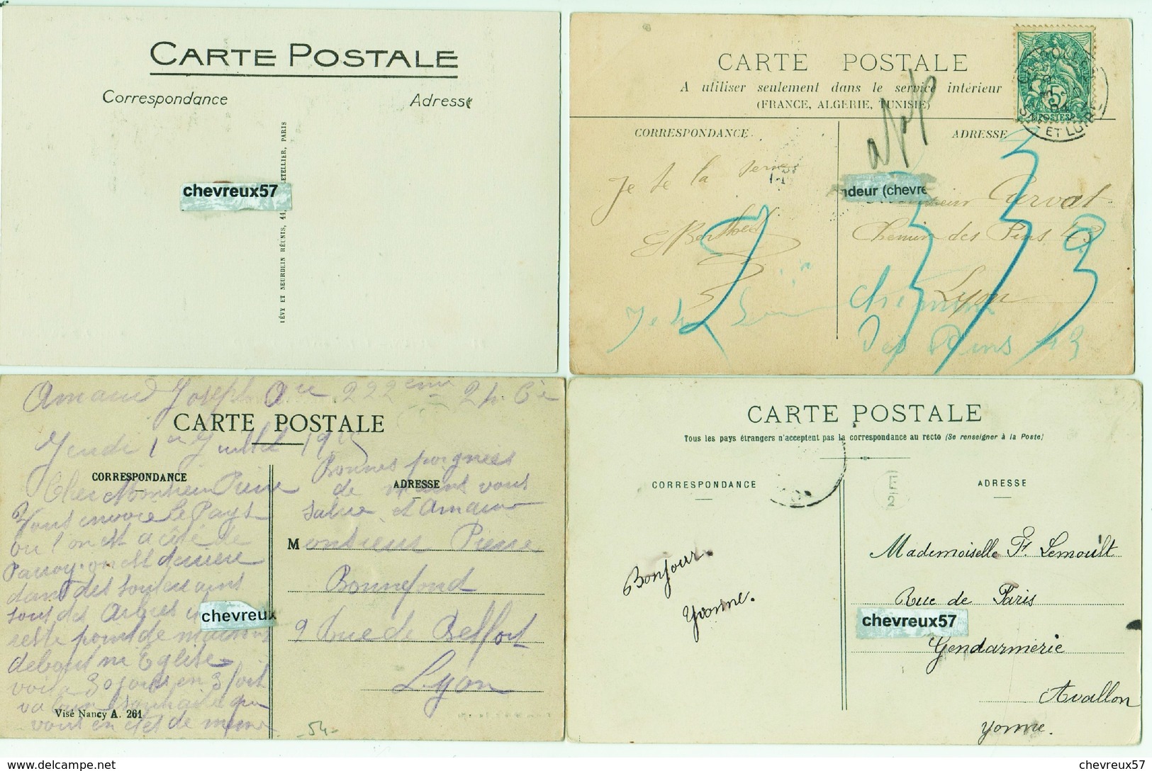 LOT 3 - VILLES ET VILLAGES DE FRANCE - 30 CPA - Diverses Régions