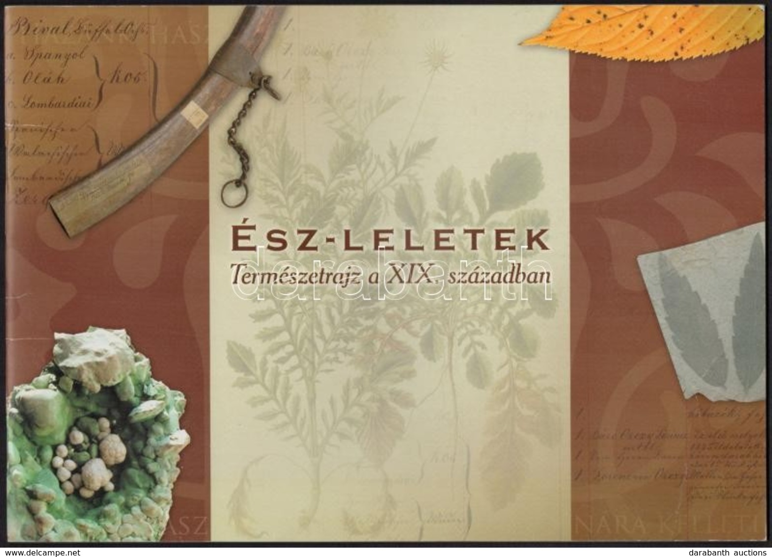 Ész-leletek. Természetrajz A XIX. Században. Bp., 2010, Magyar Természettudományi Múzeum. Kiadói Papírkötés, Jó állapotb - Ohne Zuordnung