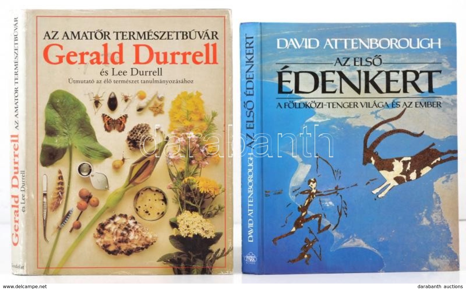 Vegyes Könyvtétel, 2 Db: 
Gerald Durrell-Lee Durrell: Az Amat?r Természetbúvár. Útmutató Az él? Természet Tanulmányozásá - Ohne Zuordnung