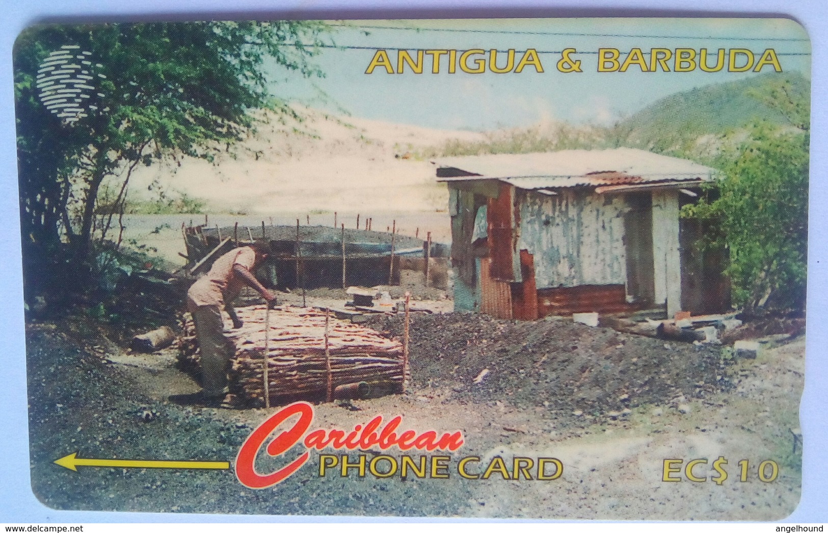 97CATC Charcoal EC $10 - Antigua Et Barbuda