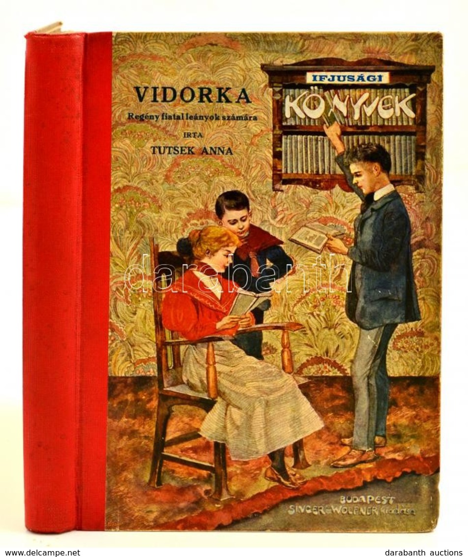 Tutsek Anna: Vidorka. Regény Fiatal Leányok Számára. Ifjusági Könyvek. Bp., 1916, Singer és Wolfner. Harmadik Kiadás. Ki - Unclassified