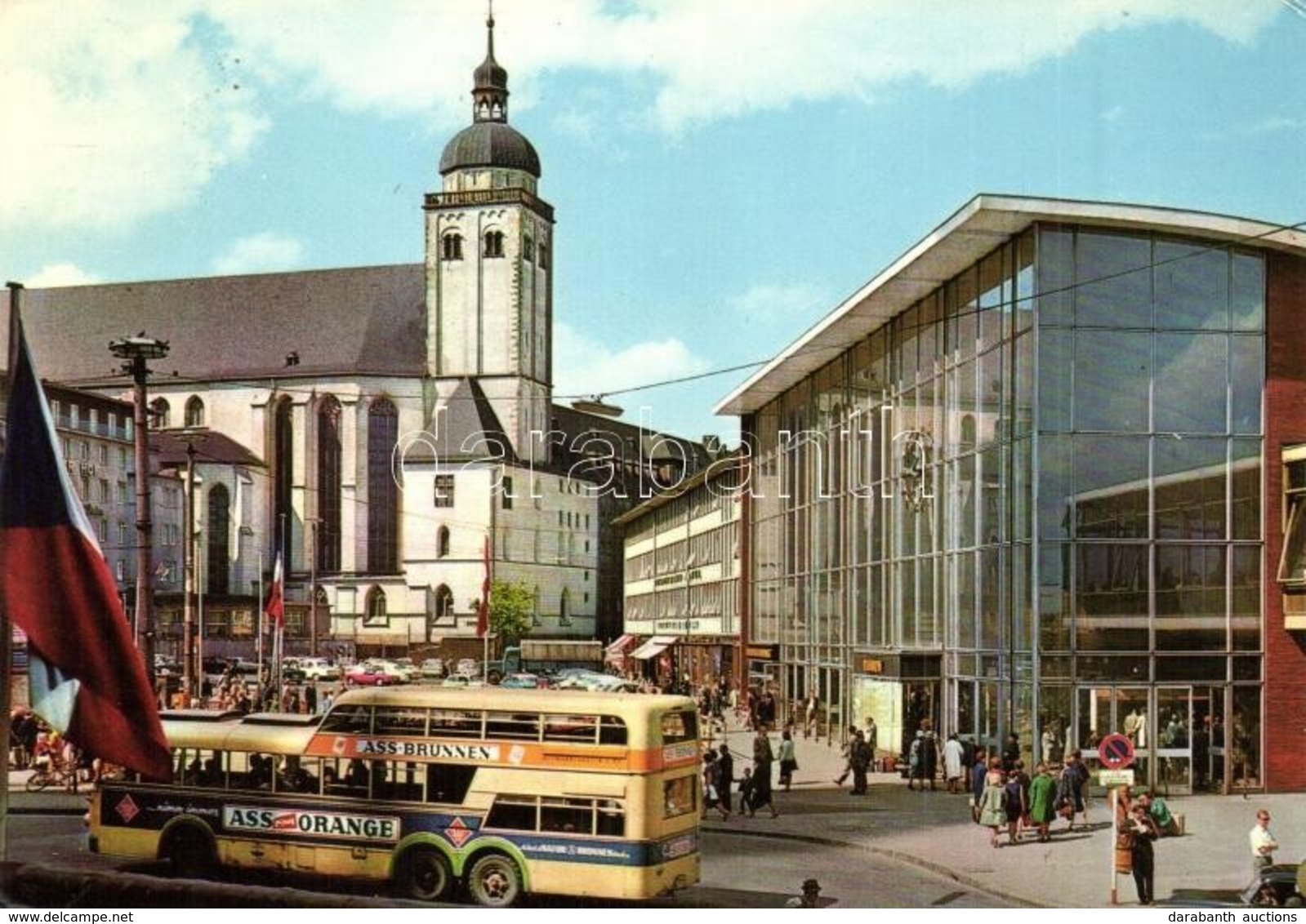 ** * 10 Db MODERN Autóbuszos Motívumlap / 10 Modern Autobuses Motive Postcards - Ohne Zuordnung