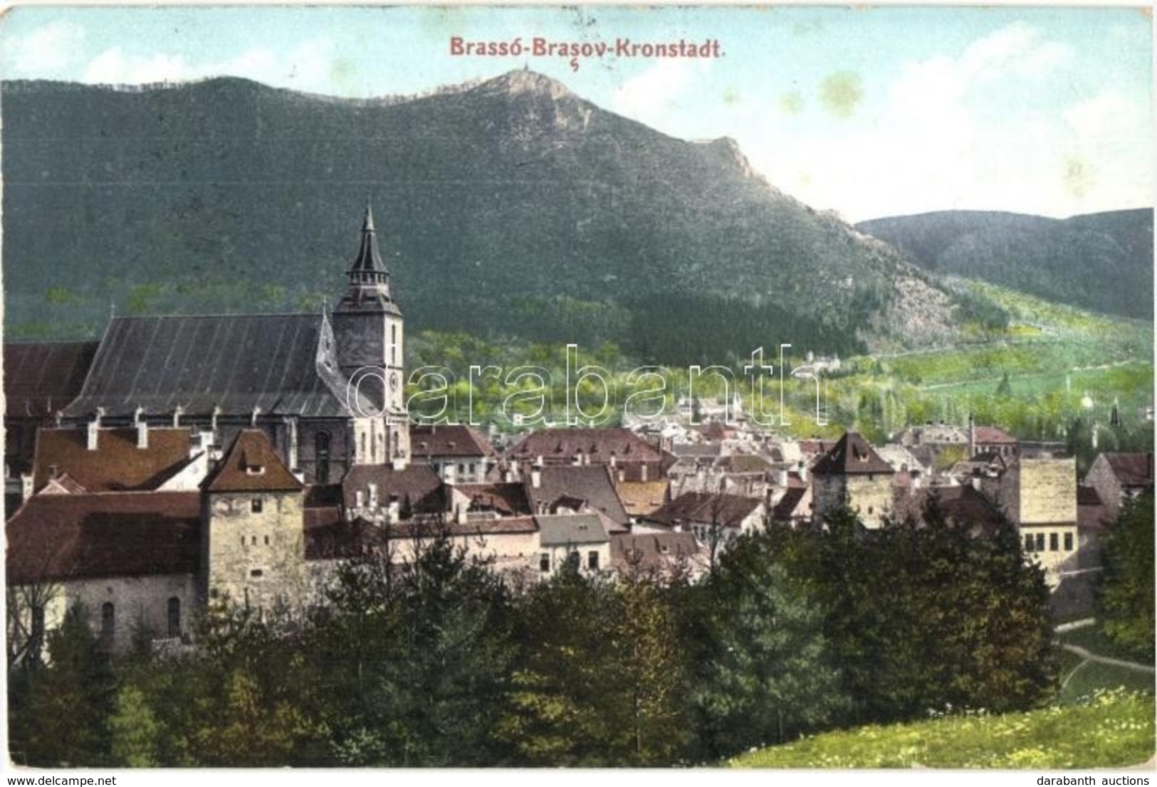 T2 Brassó, Kronstadt, Brasov; Látkép / General View - Ohne Zuordnung