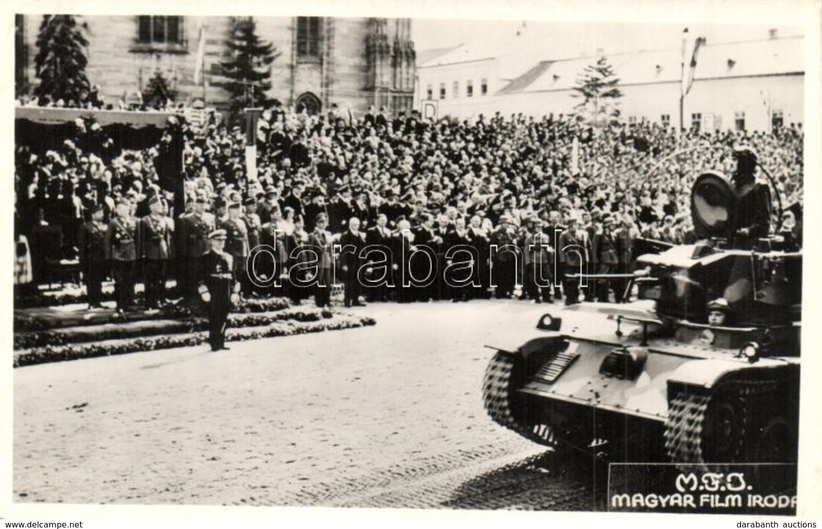 T2 1940 Kolozsvár, Cluj; Bevonulás, Horthy Miklós, Harckocsi / Entry Of The Hungarian Troops, Horthy, Tank - Ohne Zuordnung
