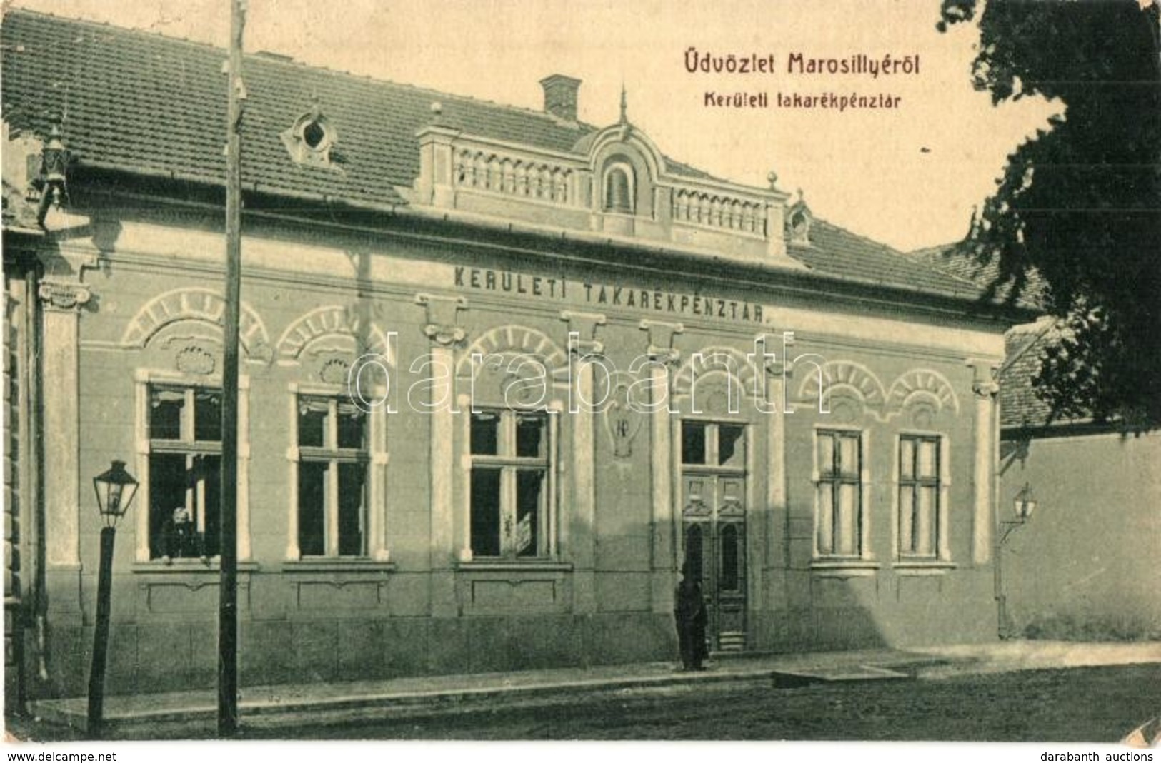 T3 Marosillye, Ilia; Kerületi Takarékpénztár. W. L. Bp. 2081. Kiadja Pannonia Nyomda / District Savings Bank (r) - Ohne Zuordnung