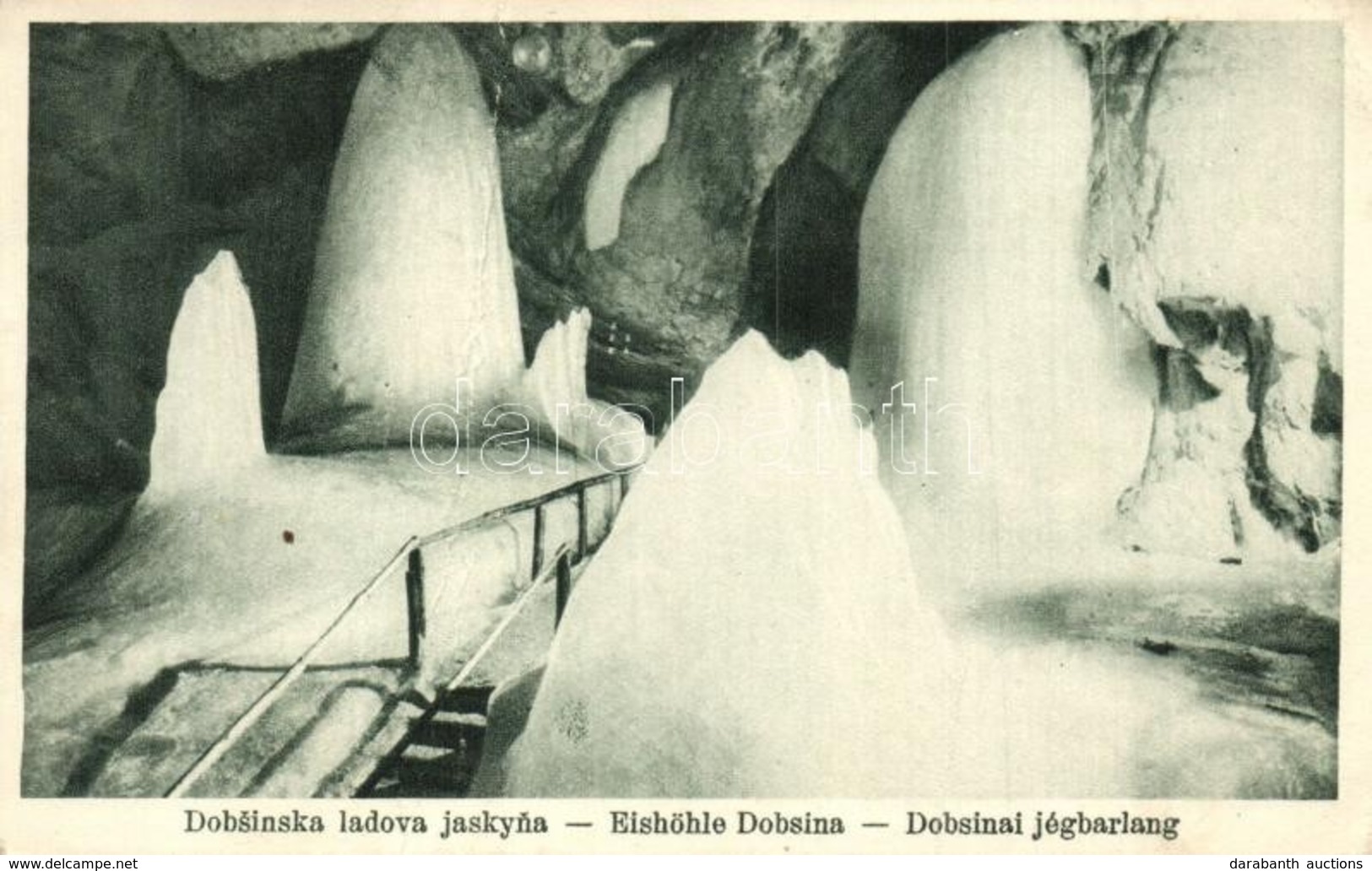 ** * Dobsina - 7 Db Régi és Modern Képeslap A Barlangról / 7 Pre-1945 And Modern Postcards Of The Cave - Ohne Zuordnung