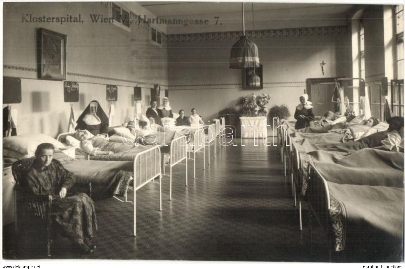 T2 Vienna, Wien V. Klosterspital. Hartmanngasse 7. / Cloister Hospital Interior With Nuns. Photo - Ohne Zuordnung