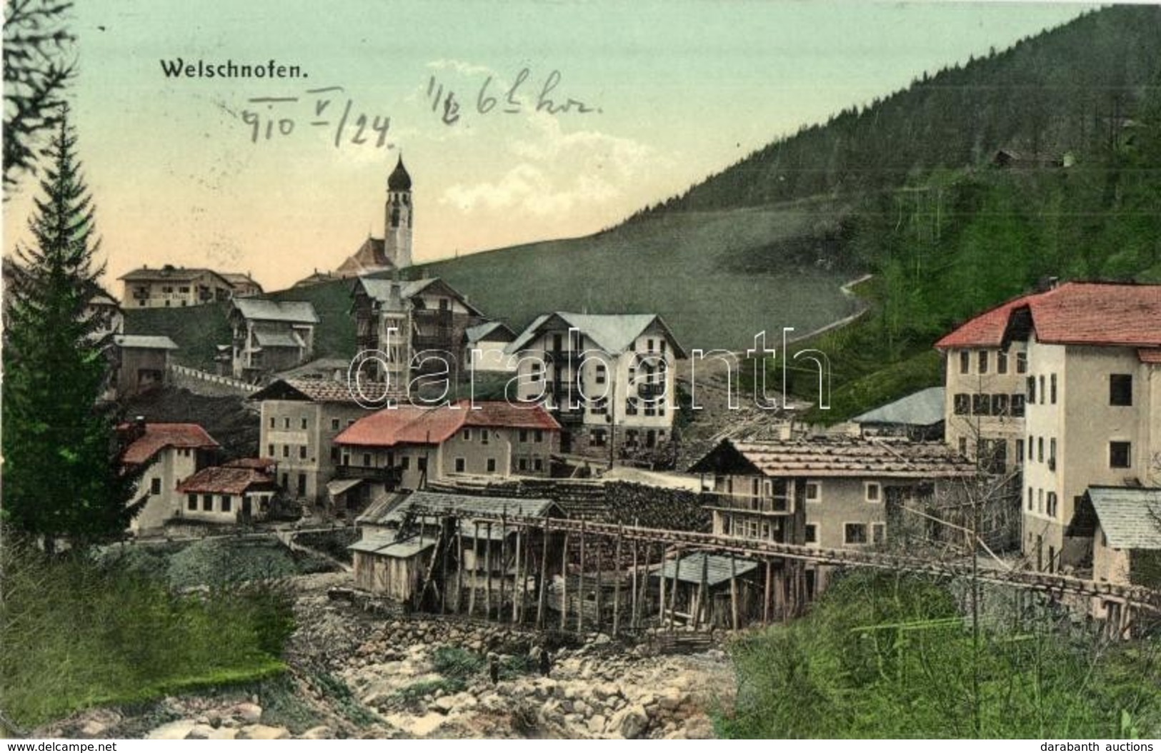 T2 Nova Levante, Welschnofen (Südtirol); Gasthof Kreuz / Sawmill With Transporting Belt - Ohne Zuordnung