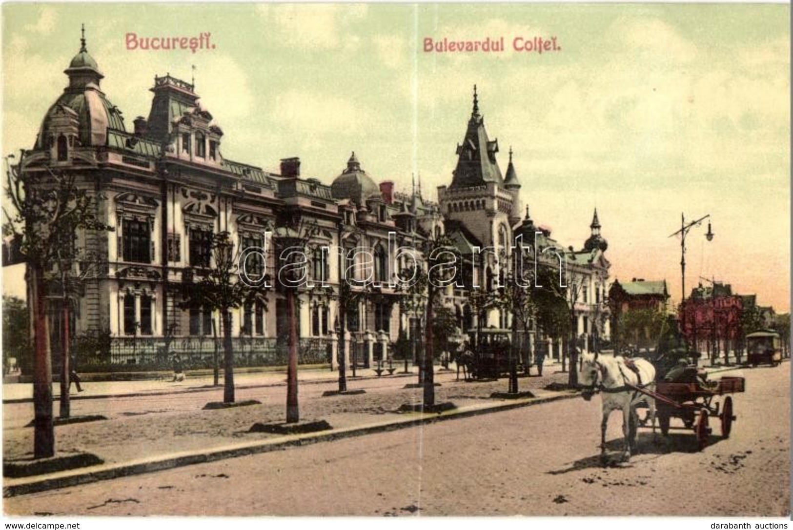 ** T1/T2 Bucharest, Bucuresti; Bulevardul Coltei / Boulevard, Street View - Ohne Zuordnung