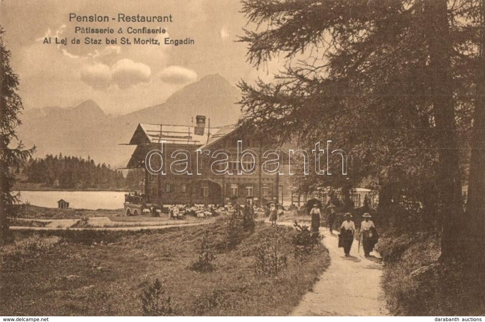 ** T1 Lej Da Staz Bei St. Moritz, Pension Restaurant Patisserie & Confiserie / Hotel, Restaurant, Confectionery And Bake - Ohne Zuordnung