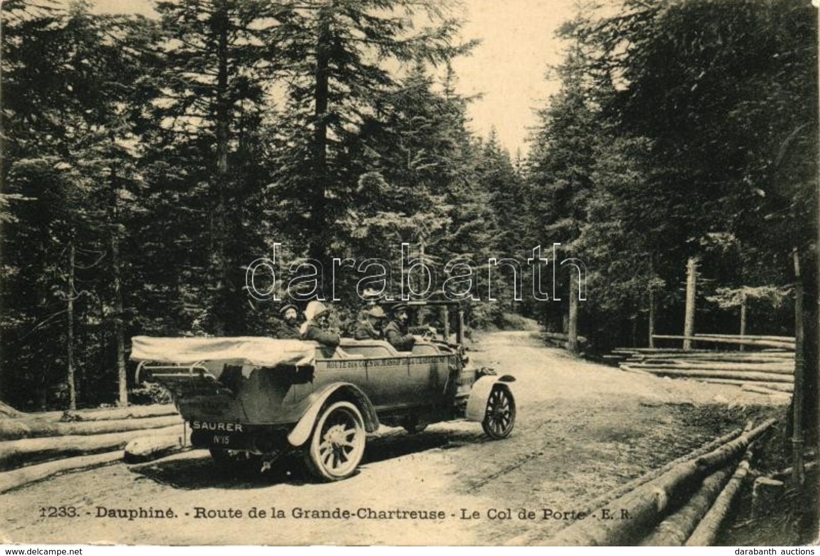 ** T1/T2 Dauphiné. Route De La Grande-Chartreuse. Le Col De Porte / A Saurer Car-Alpin - Ohne Zuordnung