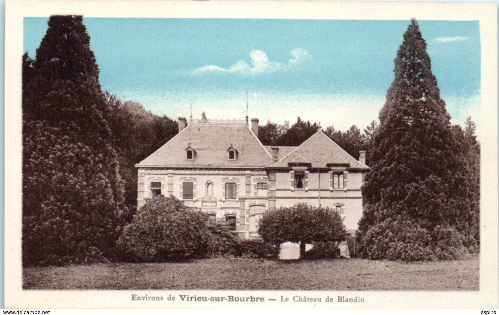 38 - VIRIEU Sur BOURBRE -- Environ --  Le Château De Blandin - Virieu