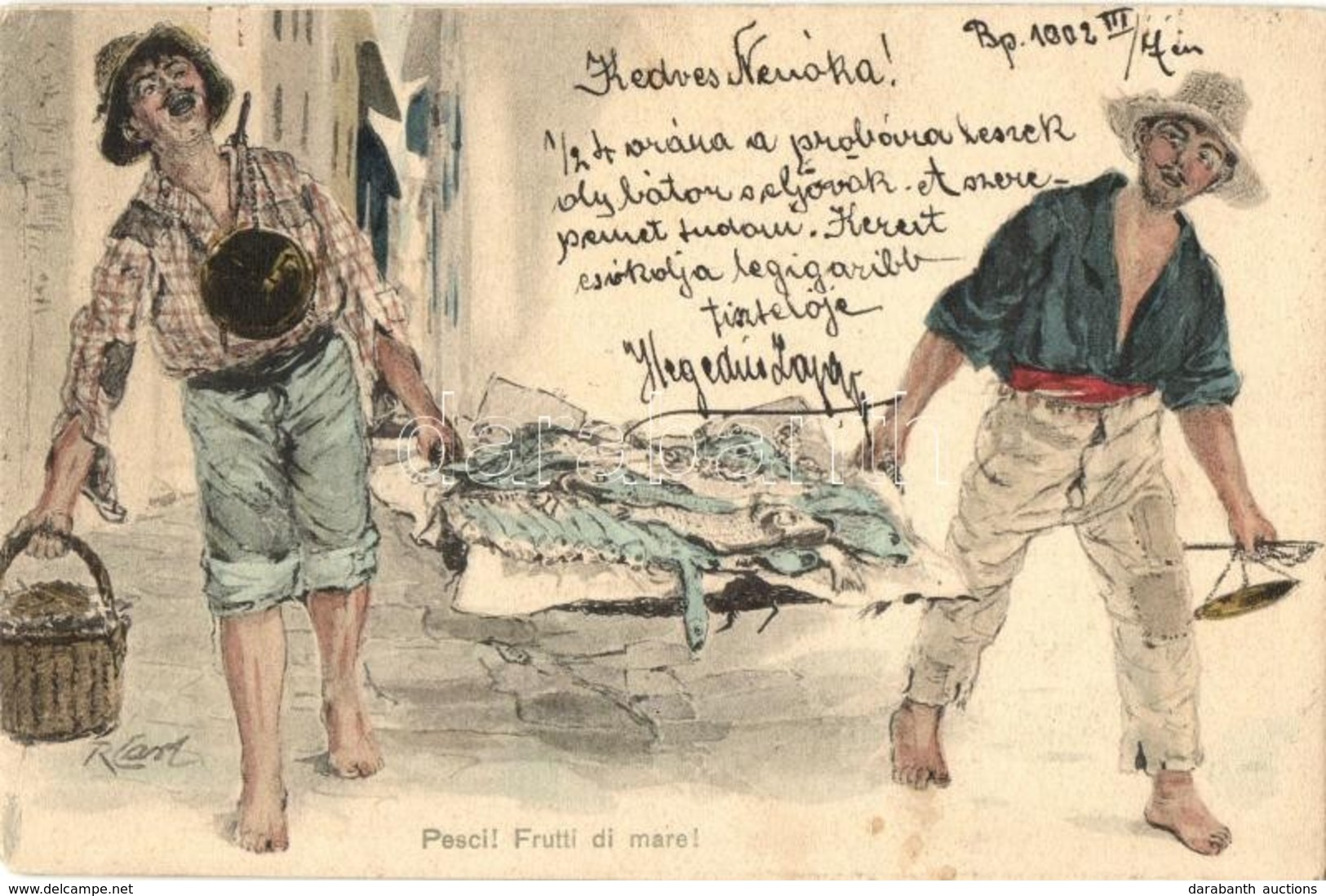 T2 Pesci! Frutti Di Mare! / Italian Fishermen, Ser A.J. 1. S: R. Cart - Ohne Zuordnung