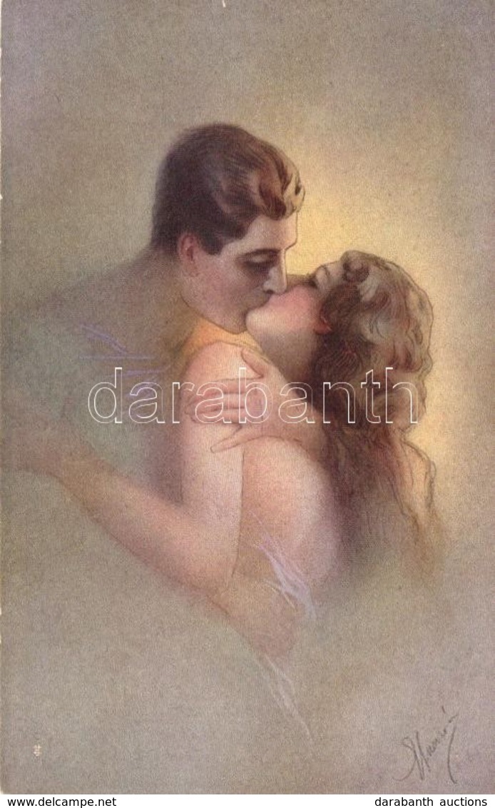 ** T1/T2 Artist Signed, Gently Erotic Italian Art Postcard Selectio Serie 1048-2 - Unclassified